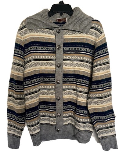 VTG Lord Jeff Cardigan Sweater Mens 