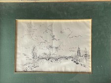 GIOVANNI OMICCIOLI CHINA PUBBLICATA 1961 Frankfurt am Main Tuschezeichnung musea