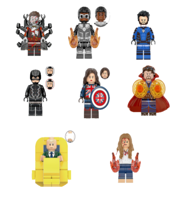 #ad Doctor Strange Multiverse Figure Lot 8 figure set $16.99