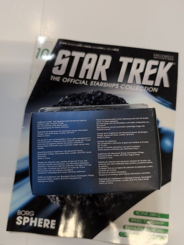 Eaglemoss Star Trek Borg Sphere New with Magazine - Picture 4 of 10