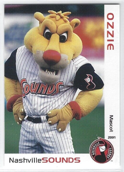 2001 Nashville Sounds (Triple A-Pittsburgh Pirates) Ozzie (mascot