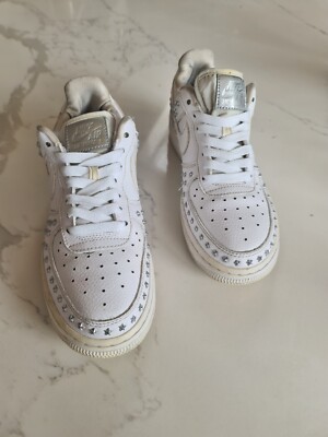 Nike W Air Force 1 07 XX Star Studded White UK 4 EUR 37.5