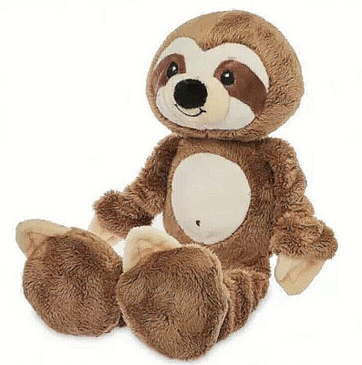 Baby Plush Toy SLOTH Brown Stretchy Rattle Stuffed NWT Spark Create Imagine