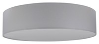 Deckenleuchte Deckenlampe Strahler Spot Metall Textil Grau Weiß Ø 48 Cm