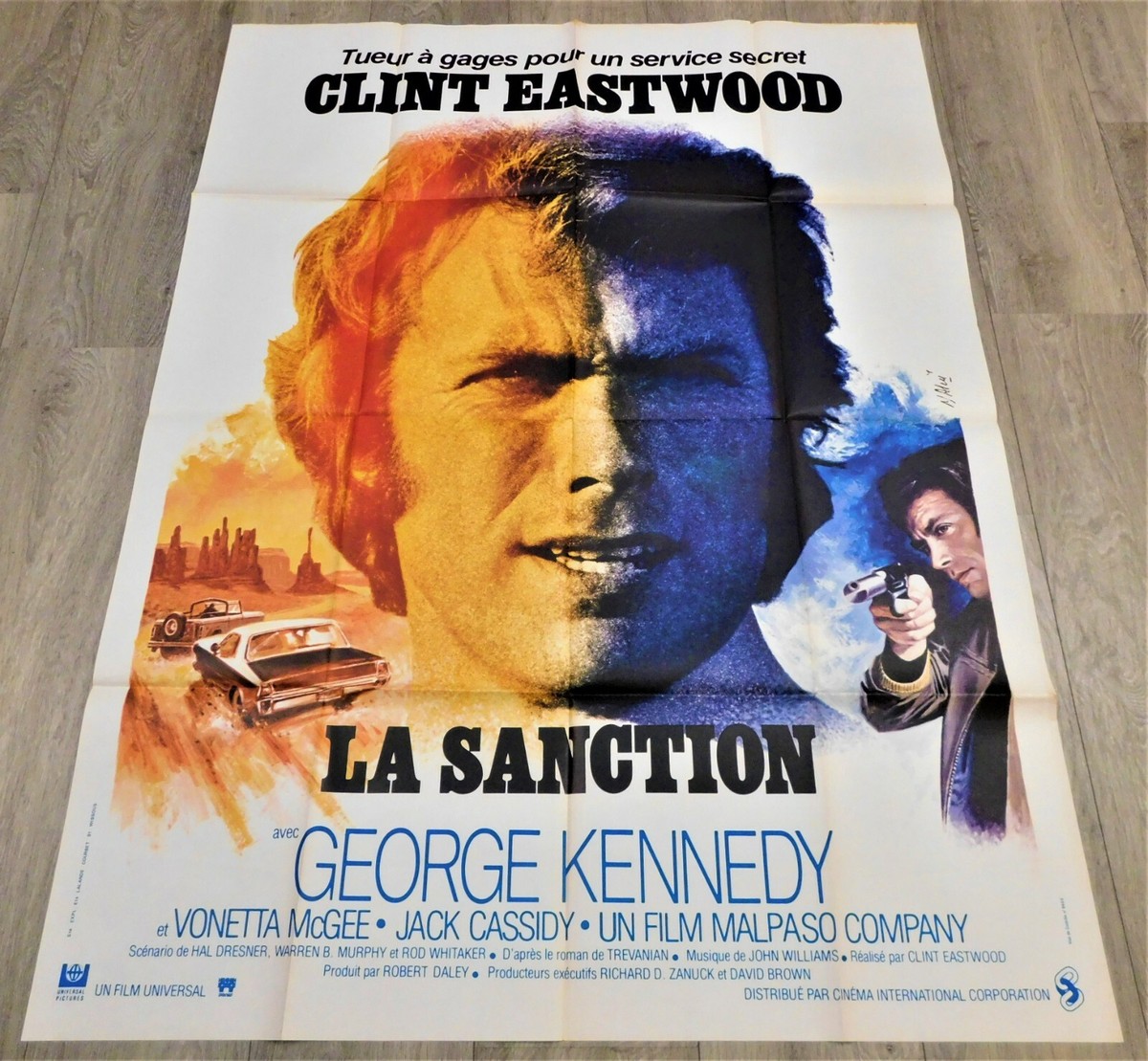 アイガー  サンクション  ポスター。 170[Clint Eastwood' The Eiger Sanction] 1975/JAPAN movie