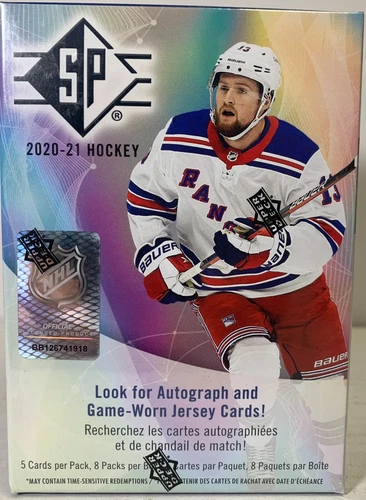 2020-21 Upper Deck SP AUTHENTIC Hockey Blaster Box