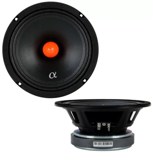 Alphasonik NMR80 Neuron Series 8" Mid-Range Drivers Car Audio Speakers NEW