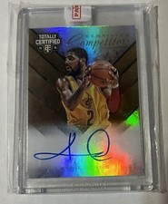 2015-16 Panini Totally Certified Basketball Kyrie Irving Auto Card 7 /10