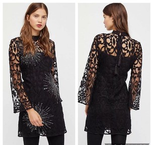 bell sleeve sequin dress