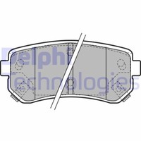 Delphi LP1952 Bremsbelagsatz, Scheibenbremse FüR Hyundai KIA
