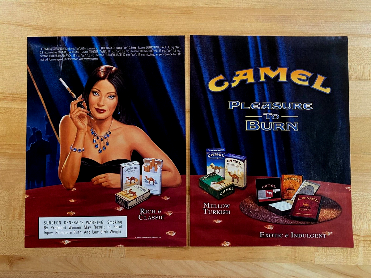 2003 Vintage Print Ad Camel Cigarettes