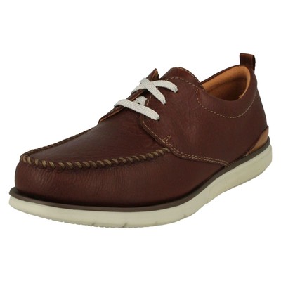 clarks mahogany leather