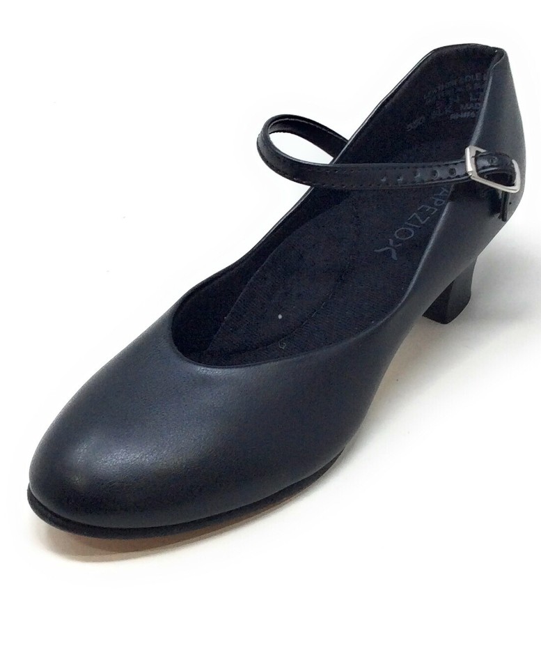 Capezio Women's Jr. Footlight Character Shoe – Classic Buckle Closure & 1.5" Heel For Dance & Theater