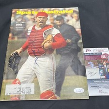 Tim McCarver Cardinals Signed Sports Illustrated Mag 9/4/67 JSA /Coa