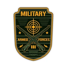 Navy Force Special Porpose Military Armed Forces Ground Troops Bumper Sticker 5"