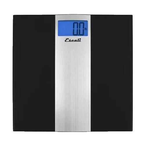 Stainless Steel Black Digital Bathroom Scales