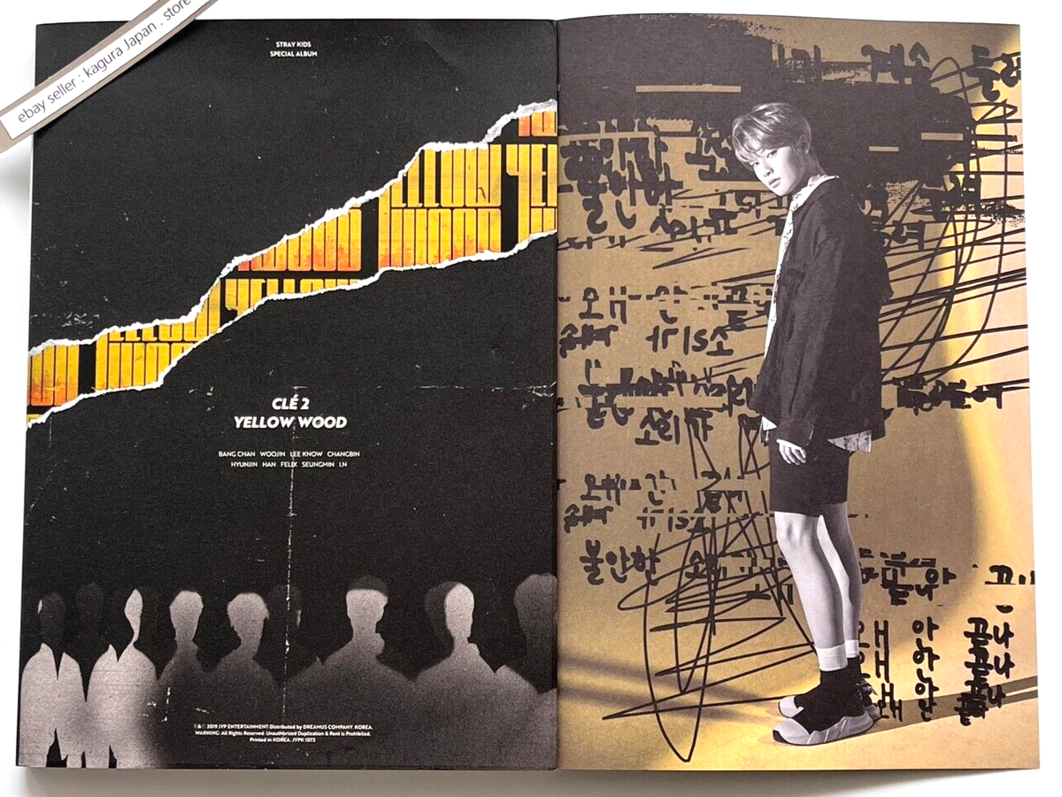 Stray Kids [I.N] Cle 2: Yellow Wood Limited ver. Album 2019 CD +