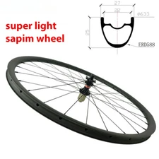 Super Light Carbon Mtb Bicycle Rear Wheel 29er 27mm*25mm Clincher Tubeless