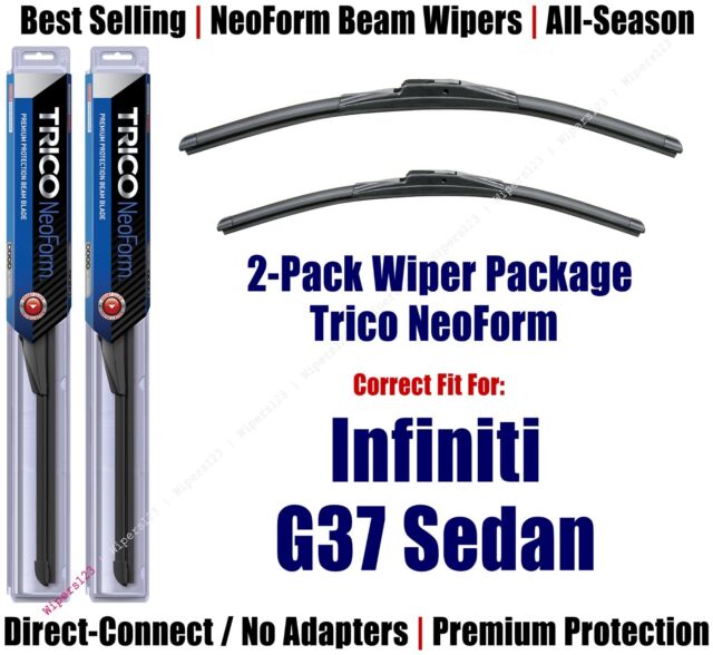 2pk Super-Premium NeoForm Wipers fit 2010-2013 Infiniti G37 16260/160 | eBay 2010 Infiniti G37 Sedan Wiper Blade Size