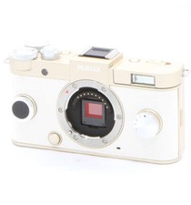 Ricoh Pentax Q-S1 12.4 MP Digital Camera Body Set Gold White Superb