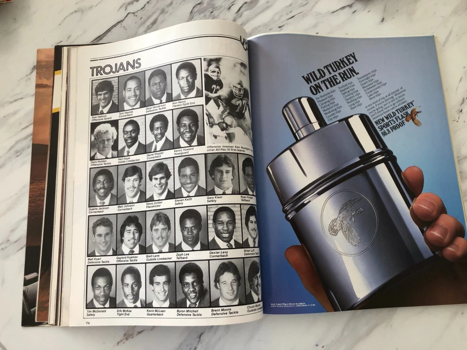 1985 Rose Bowl Program Football Ohio State Buckeye vs  USC Trojans - Image 4 of 4