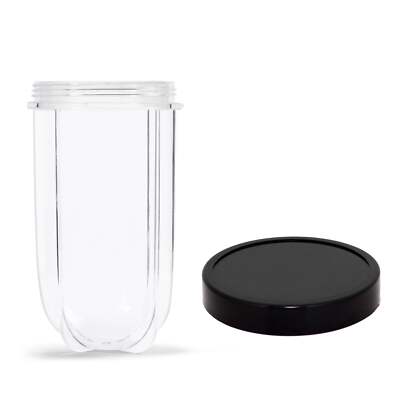 For Magic Bullet Tall Big Blender Cup 500ml With Stay Fresh Lid