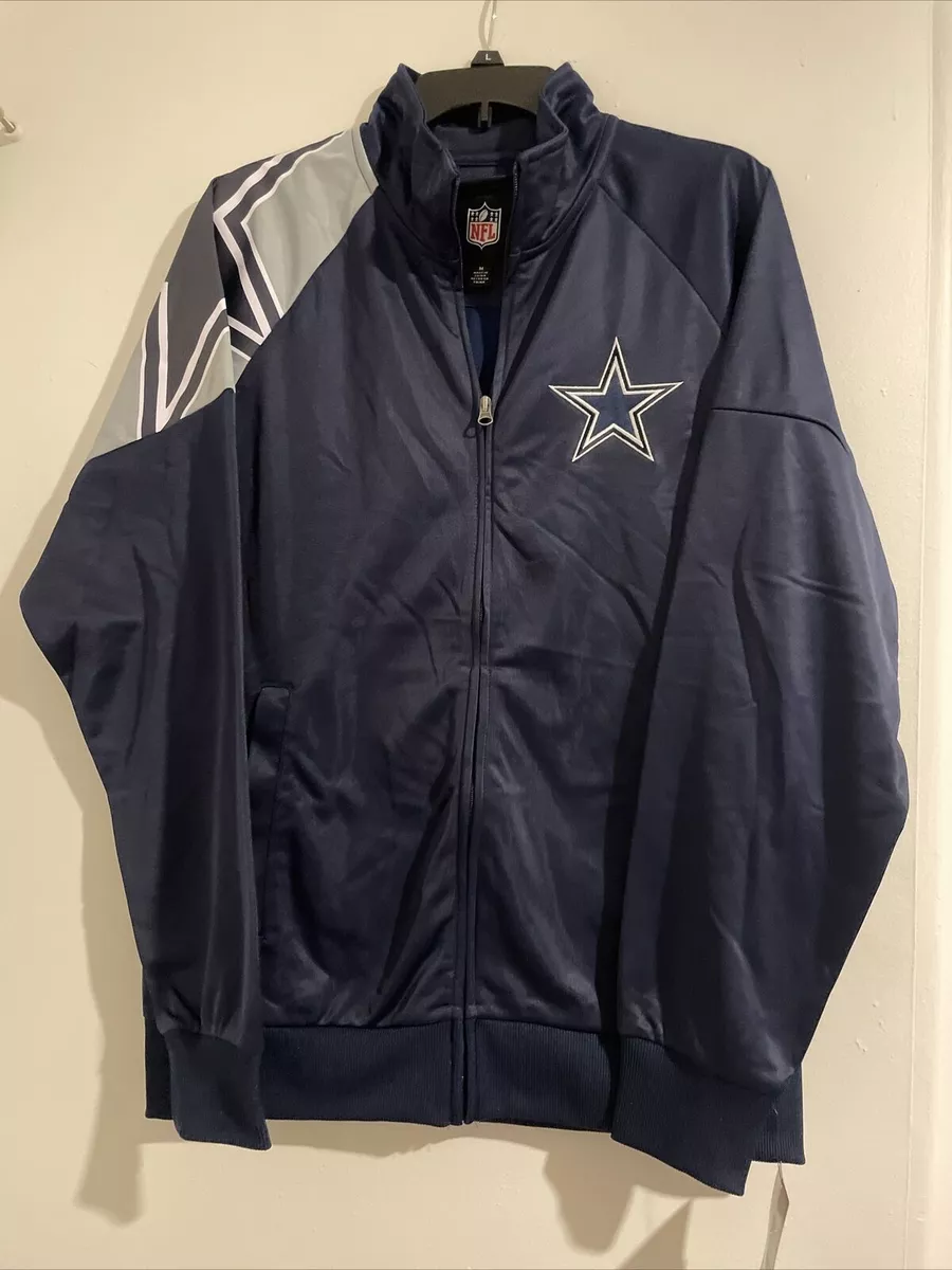 Dallas Cowboys Interception Track Jacket Navy By G III Men s Small C