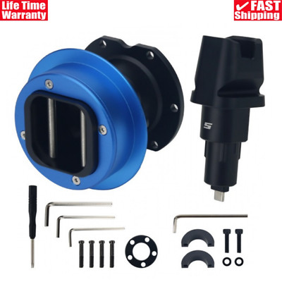 QR2 Pro Wheel-side Quick Release (Blue) + QR2 Base-side (Type-C) for Fanatec