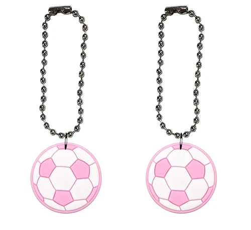 Soccer Ball Tumbler Chain Cup Mug Bottle Drink Coffee Tea Unique Set of 2