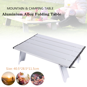 compact folding beach table