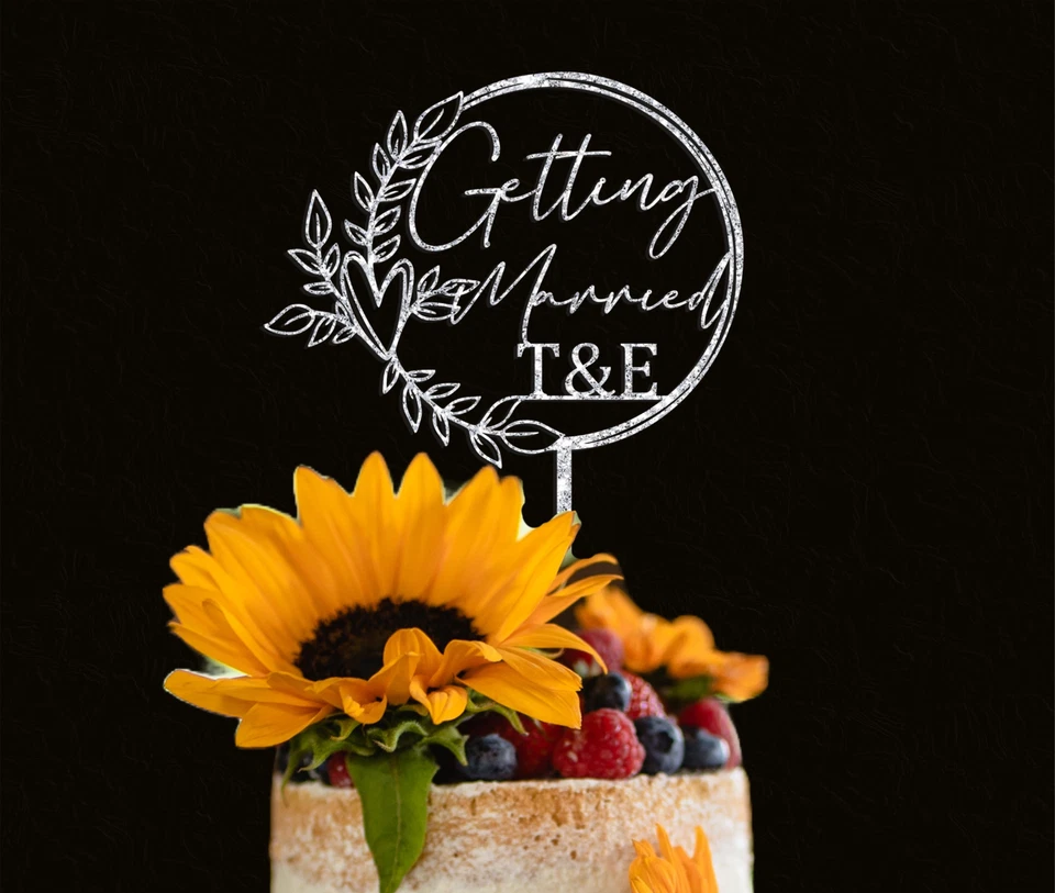 Guirnalda personalizada adorno para pasteles, adorno para pasteles de redacción personalizada, adorno para pasteles de bautizo Foto 4 de 4