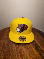 Jacksonville Jumbo Shrimp MiLB Capt Crustacean New Era 59Fifty Hat Cap 7 1/8 New