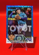 🔥Sam Haggerty Blue Foil /999 -2023 Topps Update #US230 Seattle Mariners