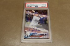 KYLE FARMER - TOPPS CHROME 2018 Rookie Card, PSA 10 Autograph. rookie card picture