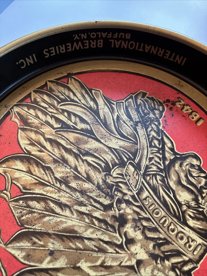 Vintage Beer Tray Iroquois Buffalo, New York Beer - Image 4 of 4