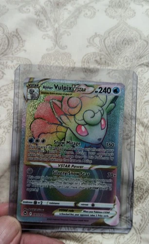 Alolan Vulpix VSTAR (Secret) 197/195 Swsh12: Sword & Shield  Silver Tempest Holo