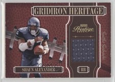 2005 Playoff Prestige Gridiron Heritage Materials Shaun Alexander #GH-6 11z5
