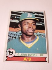 1979 Topps #78 Glenn Burke NM‑MT OAakland Athletics (A's) Vintage Baseball Card