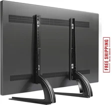 Universal Table Top TV Stand Mount for 27 30 32 37 40 43 47 50 55 60 65 Inc