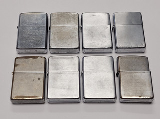 Vintage 1963 1973 Zippo Lighter CASINGS ONLY | Lot of 8 | Sold As Is | RARE |