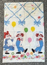 Vintage Raggedy Ann Andy Child s Pillowcase Handmade 26x17 READ