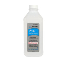 2 pack Swan 70 Isopropyl Alcohol, 16-oz.