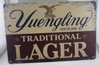 Yuengling Traditional Lager Beer Tin Sign 12x8 Vintage Style Bar Wall Decor