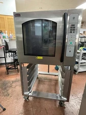 Used Baxter HCO100E Electric Hybrid Convection Steam Oven with Stand 220V 3Ph
