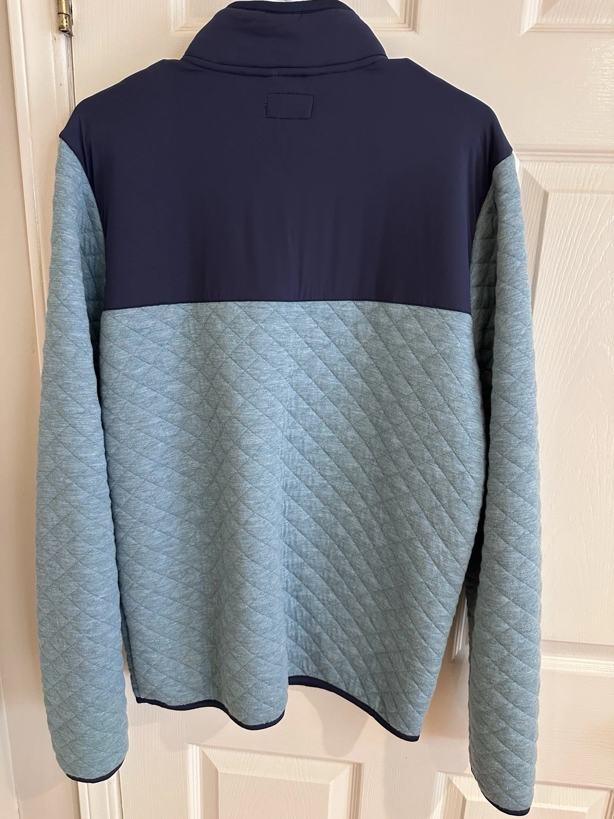 NWT Marine Layer Corbet Full Zip Jacket Mens Large Porcelain Mood Indigo $145 image 2