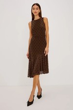 RAILS New Women's Daija Dress Chocolate Polka Dot All Sizes Ships Free
