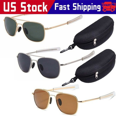 #ad #ad Aviator Sunglasses Premium Military Pilot Ultraviolet Mens Polarized Sunglasses $7.49