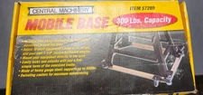 Central Machinery Mobile Base Item 57289 300 Lbs Capacity