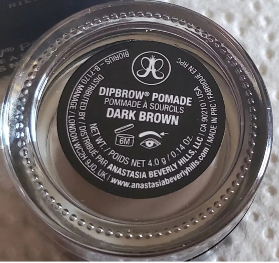 NEW - (Lot of 4) Anastasia Beverly Hills Dipbrow Pomade 0.14 oz/ 4 g Dark Brown - Image 3 of 4