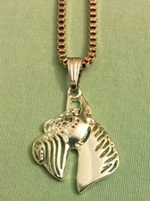 SCHNAUZER DOG NECKLACE - Pewter Pendant on 18  Silver Plated Chain
